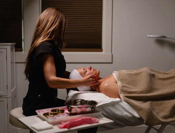 Fall Skin Facial Exfoliation